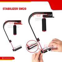 Gambar Stabilizer Steadycam Steady Cam Video Vlogging Gimbal Kamera Camera DSLR Handycam SM20 dari Foyu Photo Kota Administrasi Jakarta Selatan 3 Tokopedia