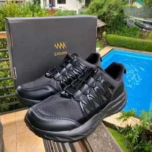 Sepatu  olahraga Exduma super black model terbaru Outdoor
