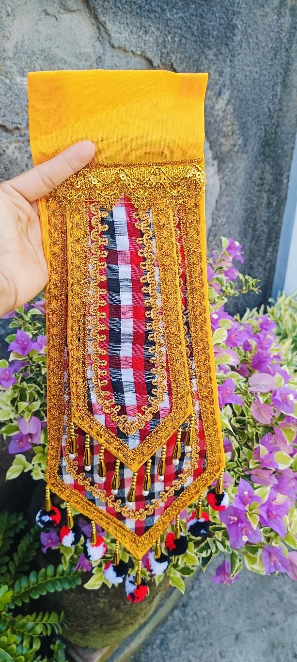 LAMAK DASI TUMPUK 2 / LAMAK BALI PREMIUM / HIASAN KARNAVAL / HIASAN PELINGGIH