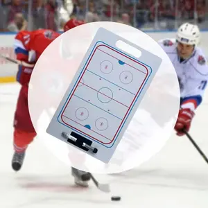 Hockey Coach Professional Game Strategy Board | Papan Strategi Lapangan Hoki
