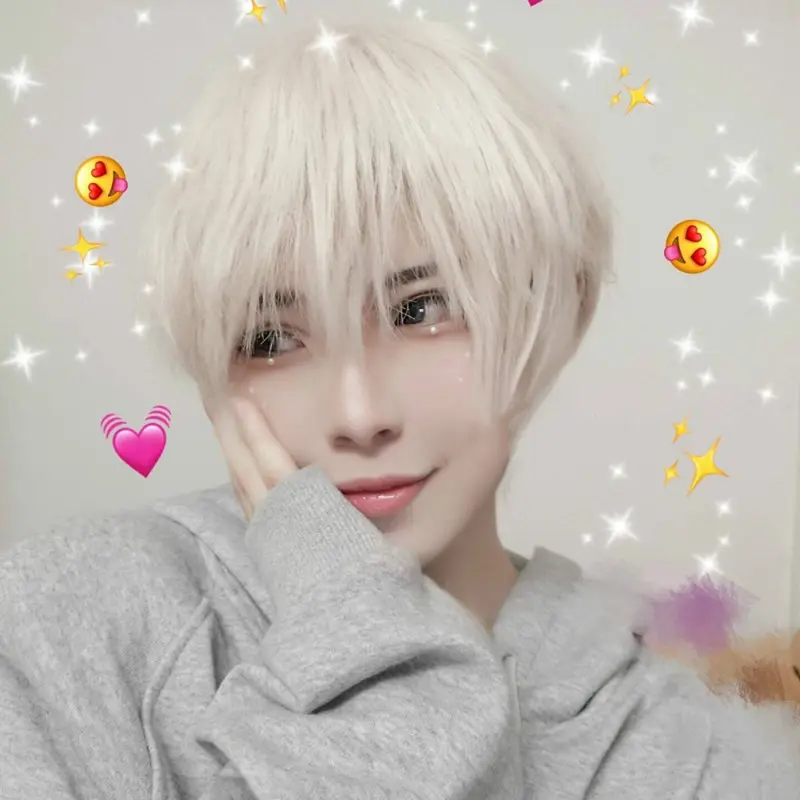 WIG  RAMBUT PALSU COSPLAY PRIA COWOK DAILY HARAJUKU 06 KOREA 6