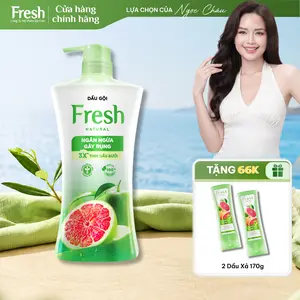 Dầu Gội FRESH Thiên Nhiên Chiết Xuất Bưởi Hỗ Trợ Giảm Gãy Rụng Tóc Và Nuôi Dưỡng Nang Tóc 900g