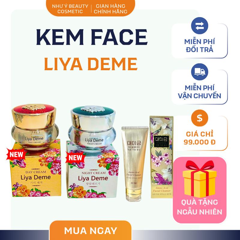   MẪU MỚI  DEMEJINE COMBO CẶP KEM FACE + SRM DEMEJINE 120ML 