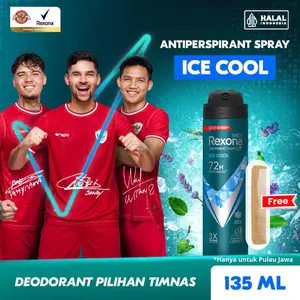 [FREE Sisir] Rexona Men Deodorant Deo Body Spray Parfum Pria Ice Cool 135Ml