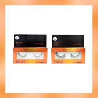 SALSA Faux Eyelashes - Bulu Mata Palsu Natural Fake Eyelash Hitam Bulumata Extension 1