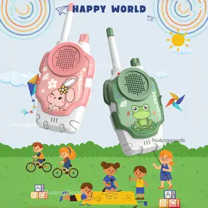 siap dalam stok Walkie Talkie Nirkabel Anak Jarak Jauh 500 Meter Edukasi Mainan Telepon 2pcs Hadiah Anak-anak