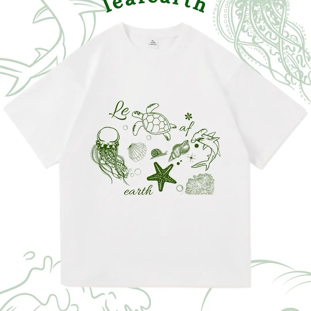 T-SHIRT COUPLE JELLYFISH LEAFEARTH
