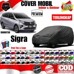Cover Mobil Daihatsu Sigra Waterproof,Polyster Super Great A, Anti Luntur,PREMIUM