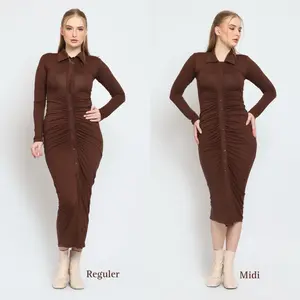 FAYANNA WRINKLE DRESS Fit