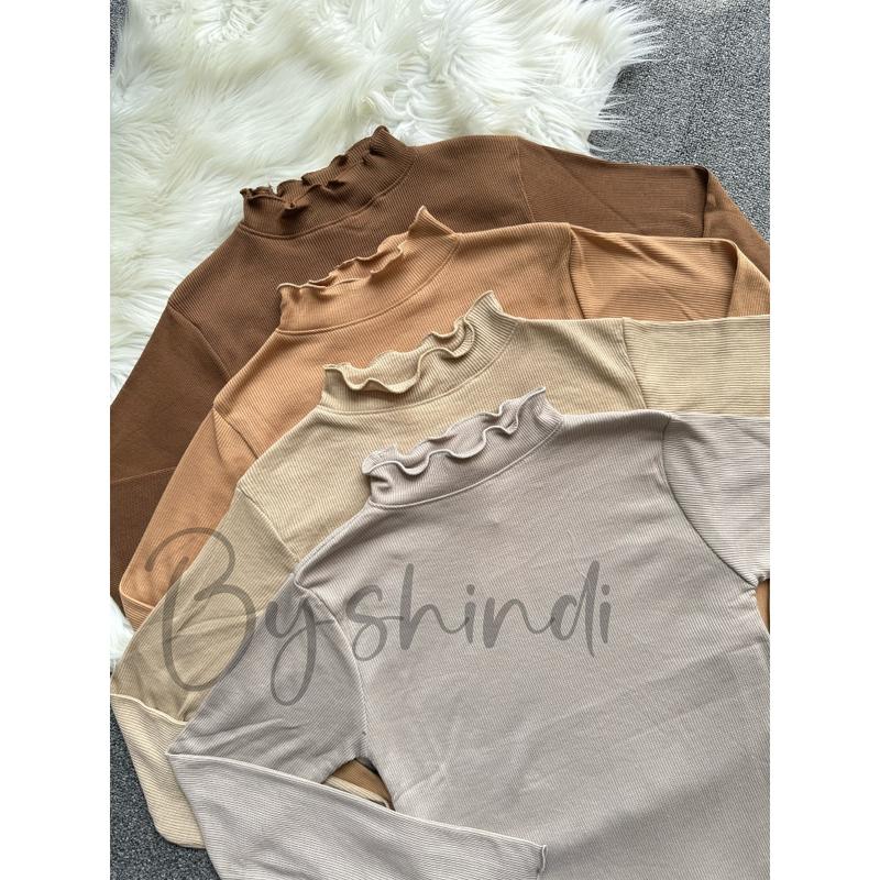 By Shindi - INNER Lengan Panjang / Kaos lengan panjang / Inner TURTLENECK Necy Lengan Panjang 1