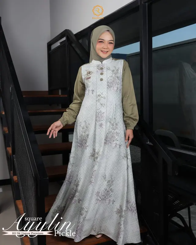 Termurah Aylin Dress Jaguar Premium By RaudhahScarf 3