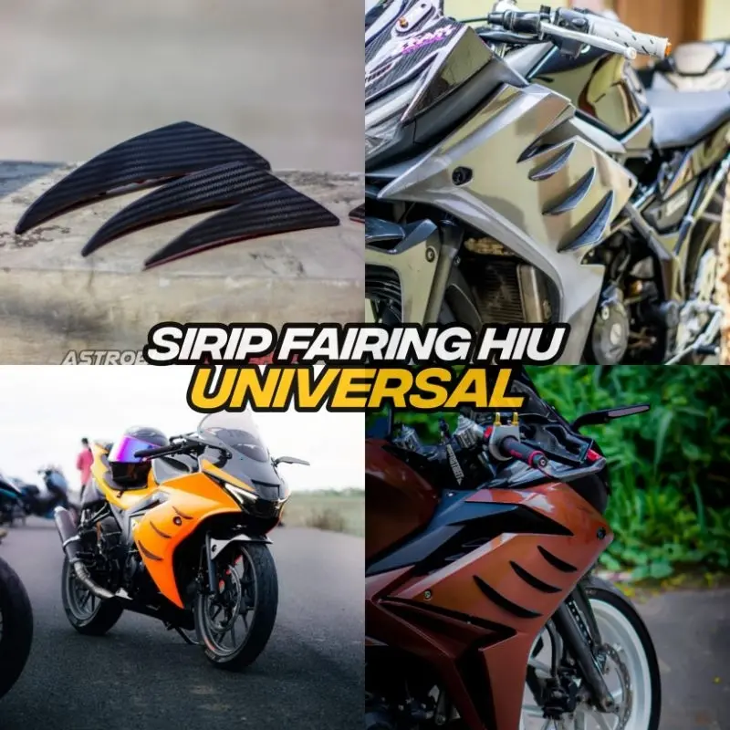 SIRIP SPOILER FAIRING HIU UNIVERSAL CBR 150R CBR 250RR R15V3 GSX 150R 0