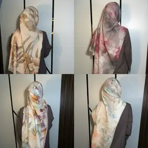 Pashmina Voal Printed Standart - Voal Pashmina Murce