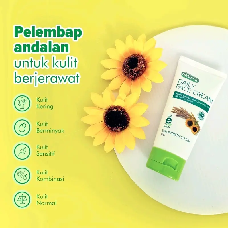 NATUR-E PAKET SKIN START Moisturizer + Soft capsul (untuk kulit berminyak, jerawat & beruntusan) 2