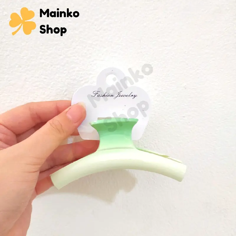 Jepit Rambut Salon Model T 9cm Korea Ombre Glossy Warna Pastel Ukuran Besar Premium Clips 4