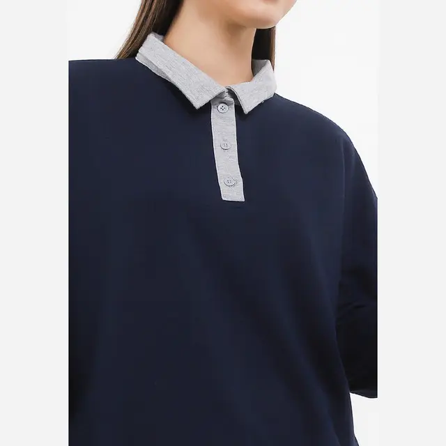 Tolliver Long Sleeve Polo Sweatshirt Wanita 2