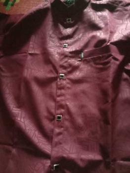 Product Review of Kemko sultan atau  Koko tangan pendek  Atasan Pria Dewasa motif etnik depan kancing vareasi bahan  Katun embos berkualitas terbaik Nyaman di pakai Baju Hitam from k**n 1