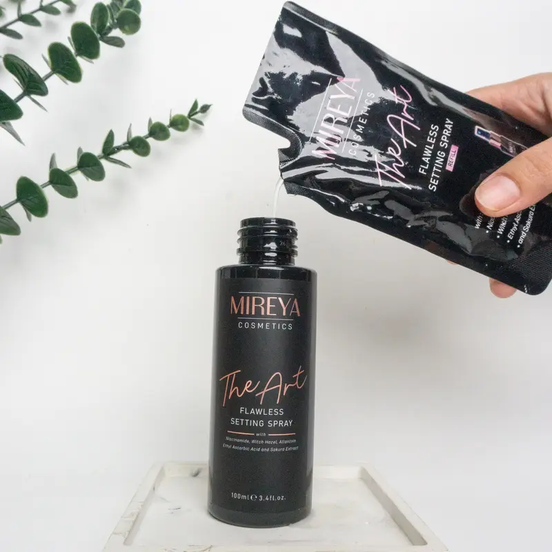 Refill Mireya The Art Flawless Setting Spray 80ml - Mireya Setting Spray & Finishing Spray Cosmetics Make Up Face Mist 4