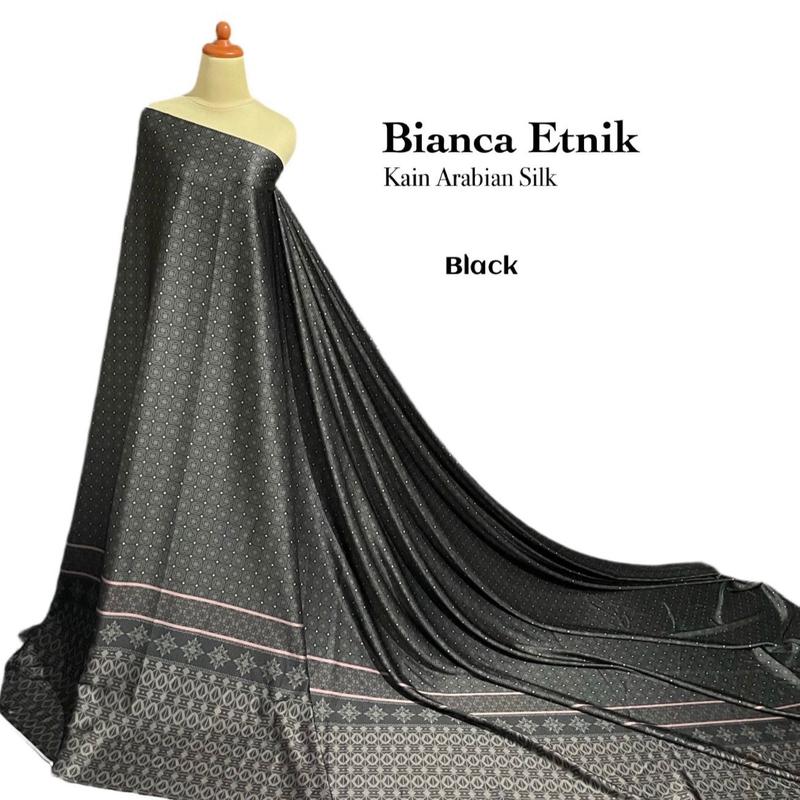 BIANCA ETNIK ARABIAN SILK | KAIN METERAN MOTIF | COD | HARGA SETENGAH METER 2