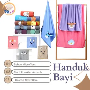 Doly- Handuk bayi halus & lembut 50X100cm sangat menyerap