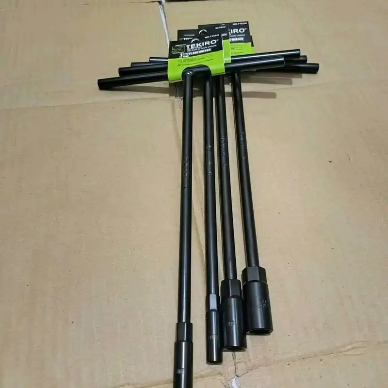 Paket Kunci T Set 4 Pcs Tekiro + Kunci Shock Sok Set 10pcs 8-24mm KTP TOOLS / Lengkap Murah 4