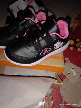 Product Review of Ando Official Sepatu Sneakers Minicorn V Anak - Hitam/Merah Jambu from a**3 0