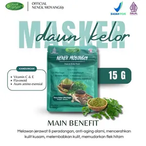 Masker Wajah Daun Kelor NenekMoyang69 15gr