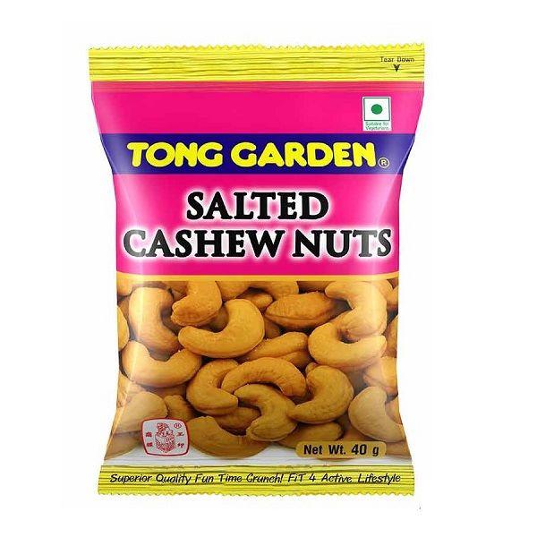 Gambar TONG GARDEN SALTED CASHEWNUT 40G dari Hypermart Villa Melati Kota Tangerang Selatan Tokopedia