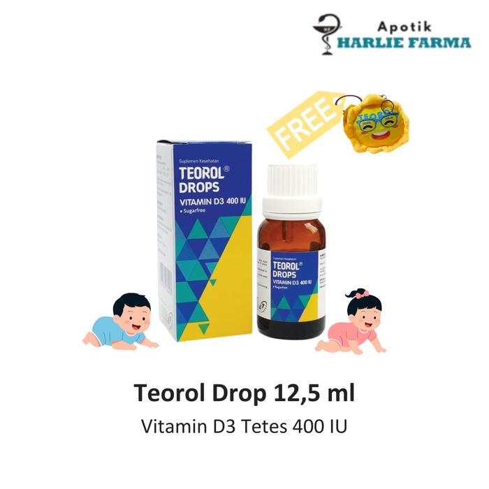 Teorol Rops Jual Teorol Drops 12.5 ml - Vitamin D3 DROP D 400 IU - Jakarta Utara ...