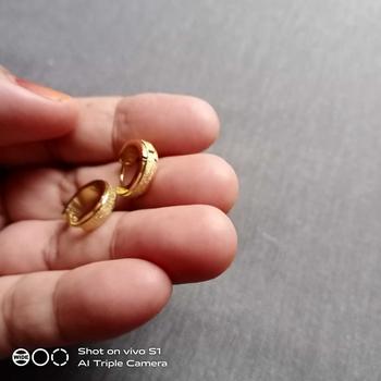Product Review of Subang Gelung, Gaya Ringkas, untuk Lelaki dan Wanita, Diperbuat daripada Keluli Tahan Karat, Reka Bentuk Bulatan, Barang Kemas Fesyen from S**4 3