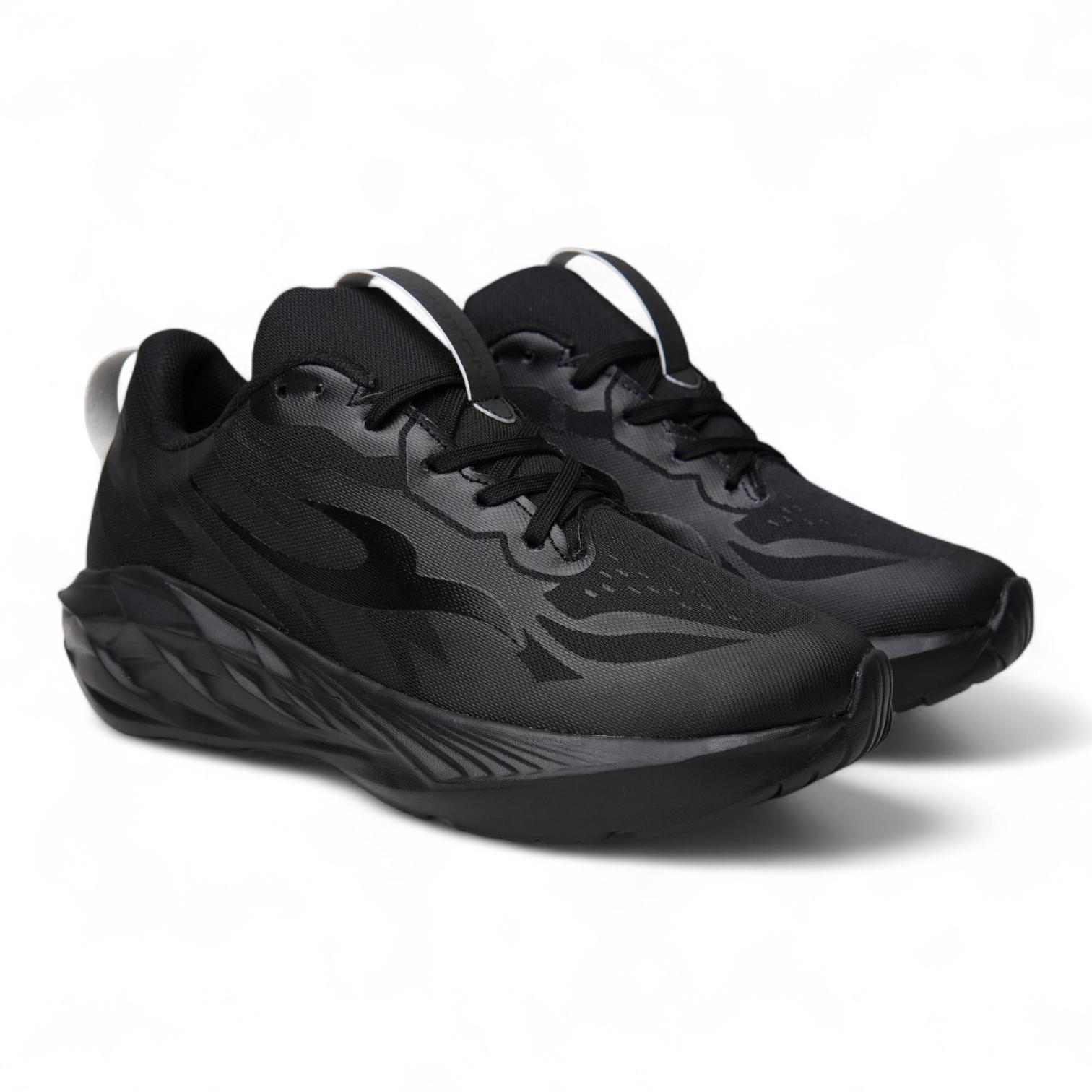 Zutons Racer Fast - Sepatu Olahraga Lari Unisex Abu Hitam Ultra Lightweight & Premium Breathability untuk Running Jogging dan Latihan Kebugaran Pria Outdoor dengan Desain Modern dan Sol Anti-Slip