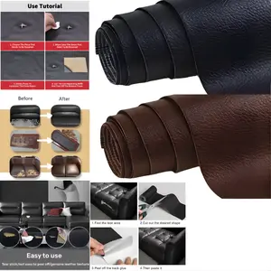 Stiker Kulit Sintetis Serbaguna Tambal Jok Motor Mobil Sofa Anti Air Adhesive Patches Sticker Waterproof