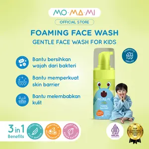 Momami Kids Gentle Facial Foaming Face Wash 100ml - Sabun Muka Wajah Anak Lembut  untuk Kulit Sensitif