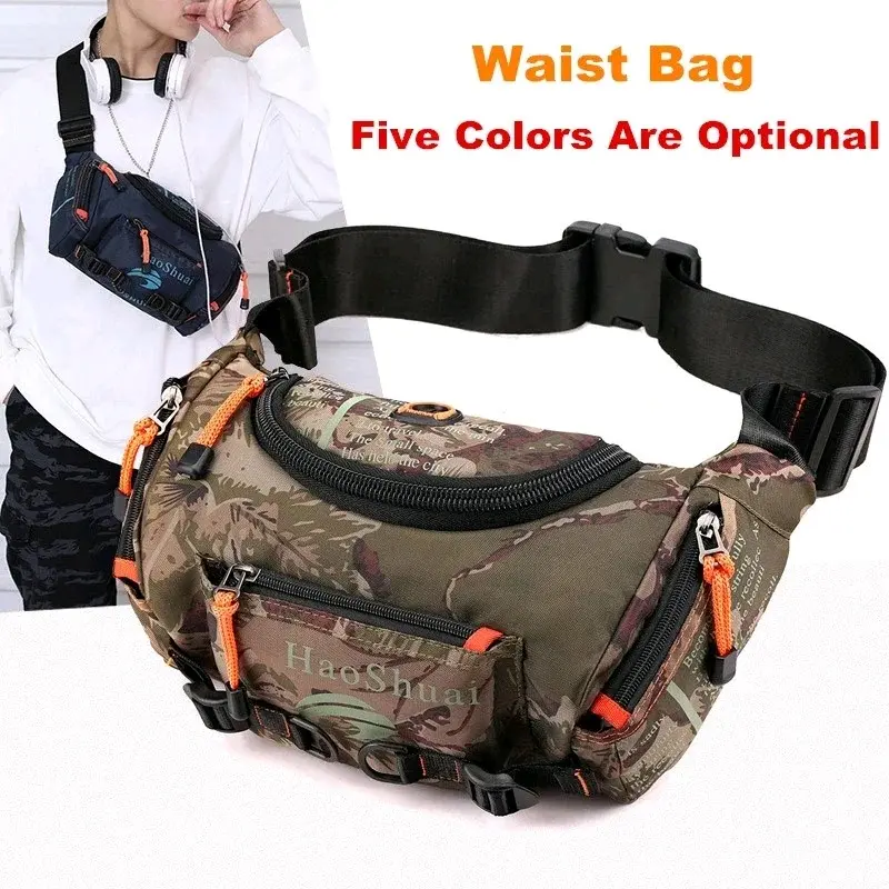TAS SELEMPANG PRIA Terbaru Top 2024 WAISTBAG PRIA WATCHKITE WKOS MASA KINI-BISA COD Pinggang Cowok 2
