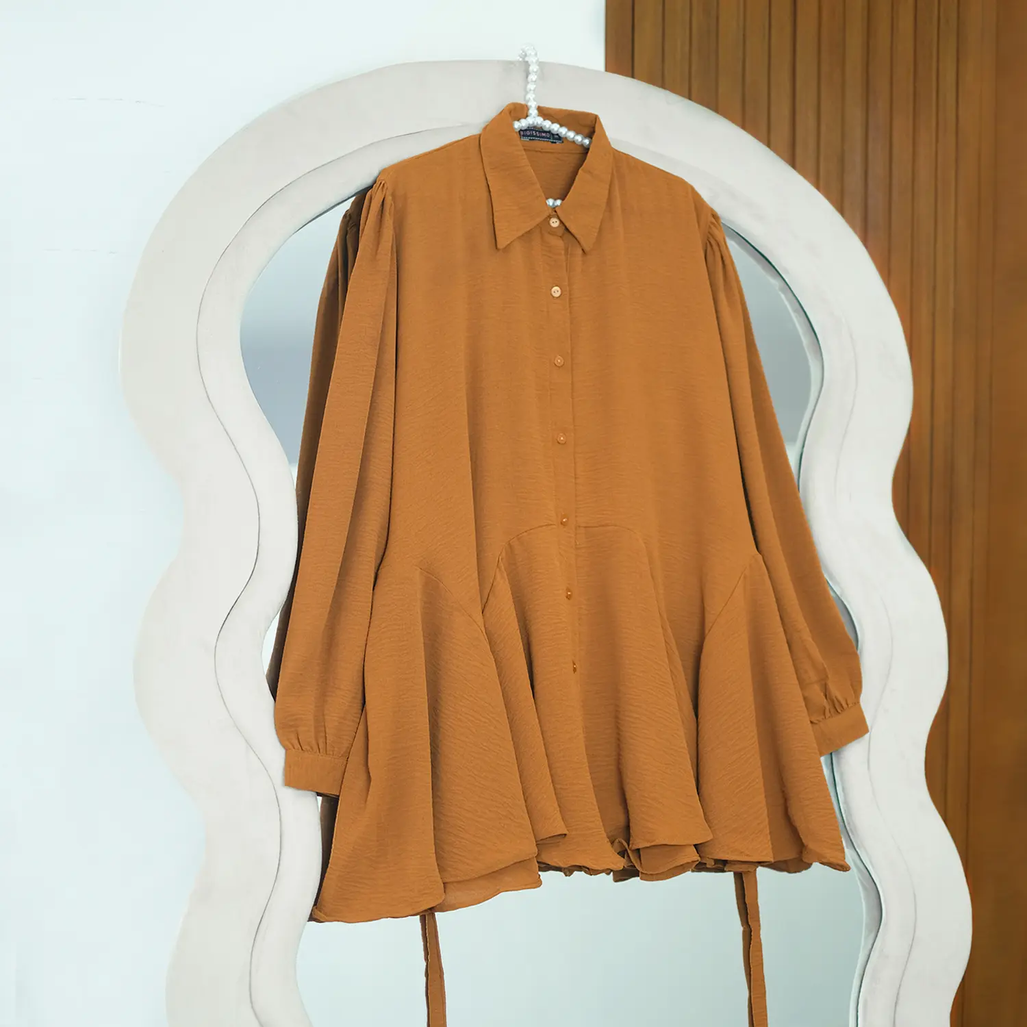 Bigissimo - Miriam Blouse Peplum Casual Formal Big Size Jumbo