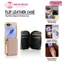 Gambar 2 in 1 Flip Leather Wallet Case Untuk Z FLIP 5 Z FLIP 6 Z FLIP 7 – Casing Dompet Magnetic Wireless & RFID Protection For ZFLIP5 ZFLIP6 ZFLIP7 Miao Miao MM-275 - Pink, Z Flip 5 dari Miao Miao Official Kota Administrasi Jakarta Barat 1 Tokopedia