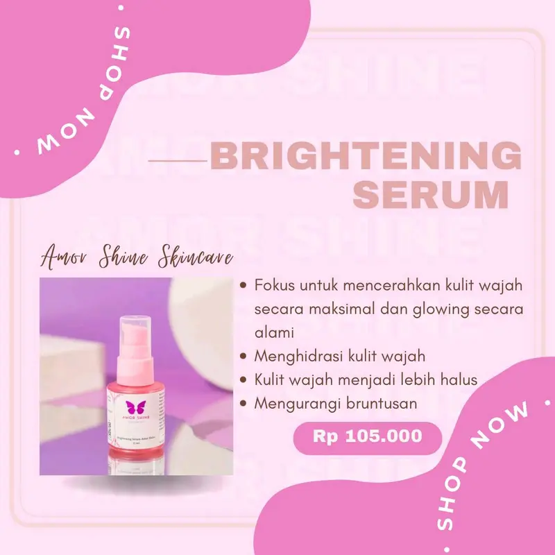 AMOR SHINE HARGA ECERAN GLOWING SEHAT ALAMI 2