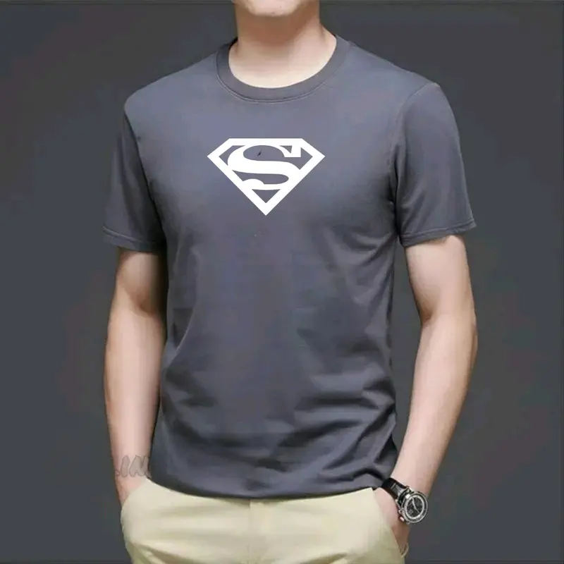 Kaos oblong pria motif superman baju oblong lengan pendek keren atasan cowok cewek Digital Tebal Sablon Distro Nyaman Unisex 3