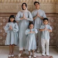 Gambar Beatrice Clothing Naura Maxi Dress - Dress Wanita Motif Lengan Panjang Kerah Koko - XL Sage Green dari Beatrice Clothing Kota Administrasi Jakarta Barat 4 Tokopedia