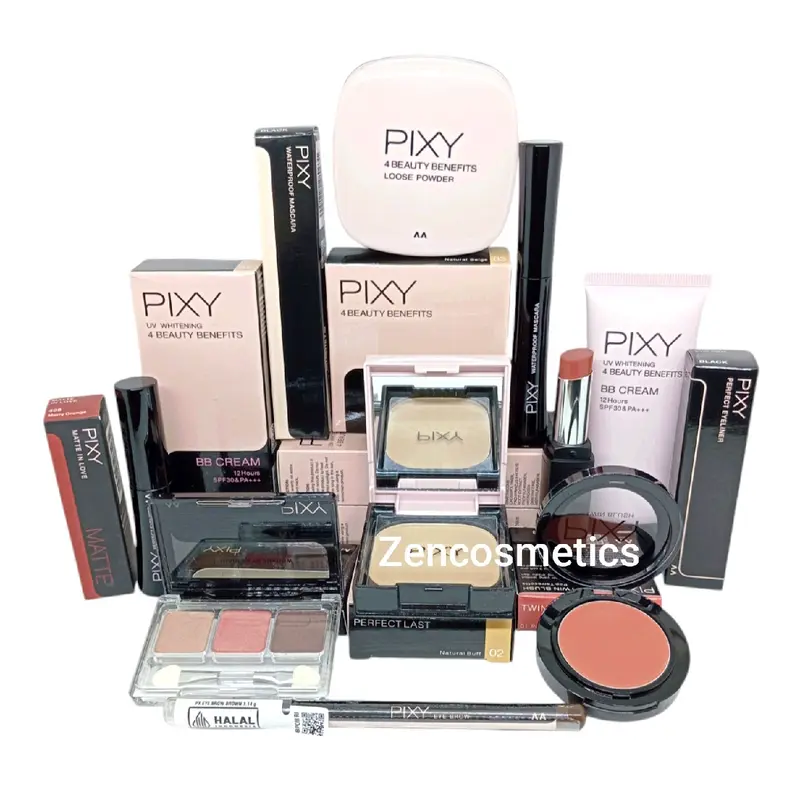 Pixy Paket Make Up/ Pixy Paket Lengkap/ Pixy Seserahan  Waterproof Lipstik [PTTZ0001] Blush Eyebrow 0
