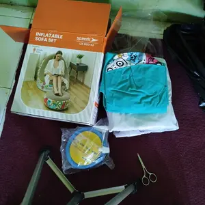 SPEEDS Sofa Angin Santai Dengan Sandaran Kaki Inflatable Sofa Lay Bag Indoor Sofa Santai Sofa Malas 020-42