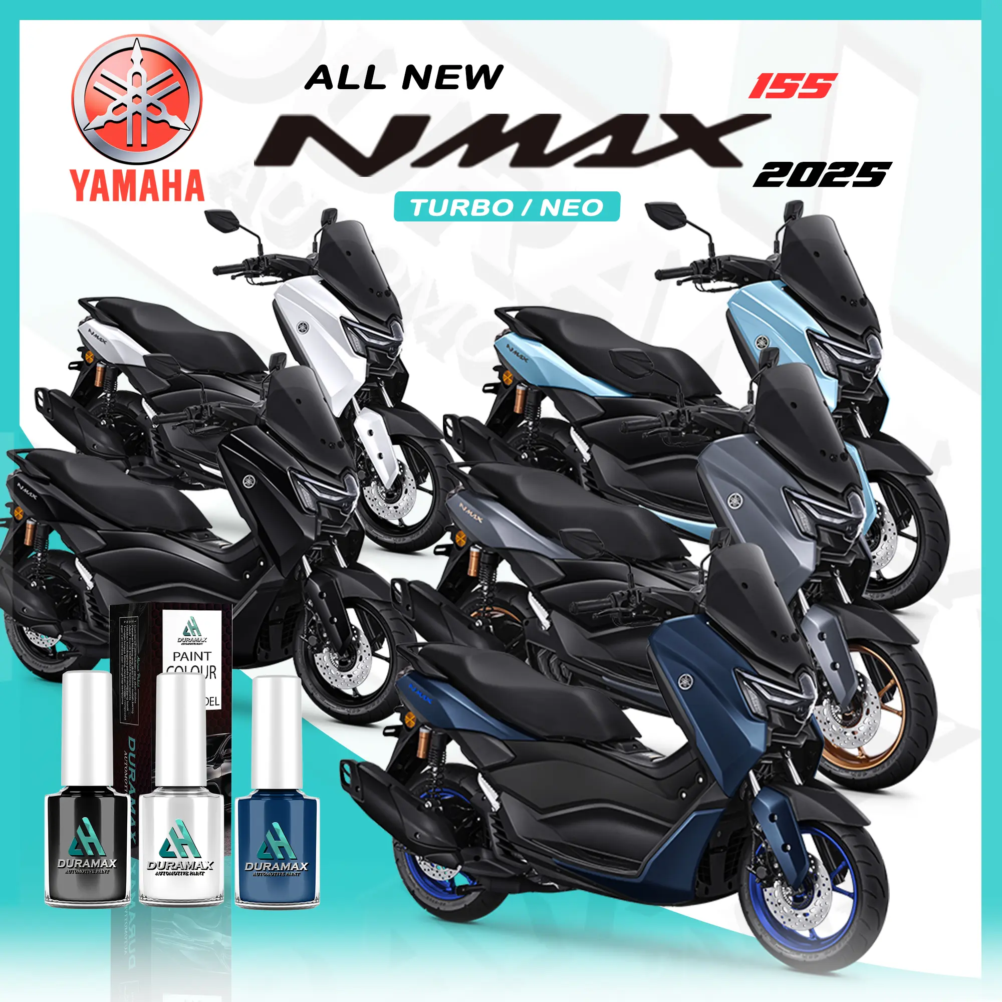 CAT OLES PENGHILANG BARET MOTOR YAMAHA ALL NEW NMAX TURBO/ NEO 2025 - ALL COLORS