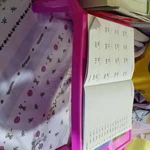 [RG77] Meja Plastik Anak Belajar /  Meja Plastik Belajar Anak dengan Kantong Penyimpanan Samping