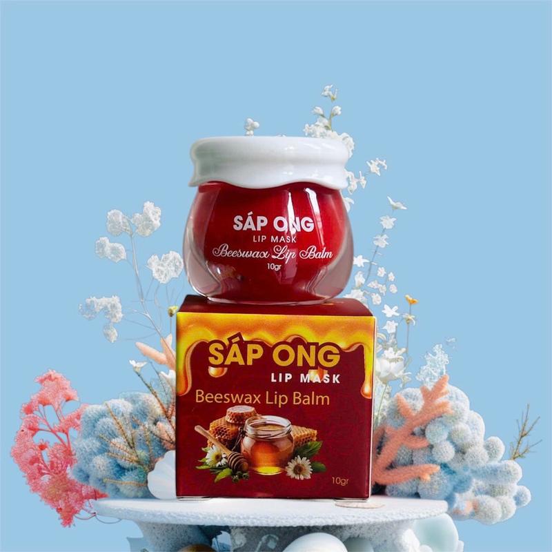 Son Sáp Ong Phiên Bản Nâng Cấp Mới ( 10g ) Kích Hồng Môi Căng Bóng Mềm Mịn Chống Khô Môi , Với Tone Màu Đỏ Cam Hiện Đại