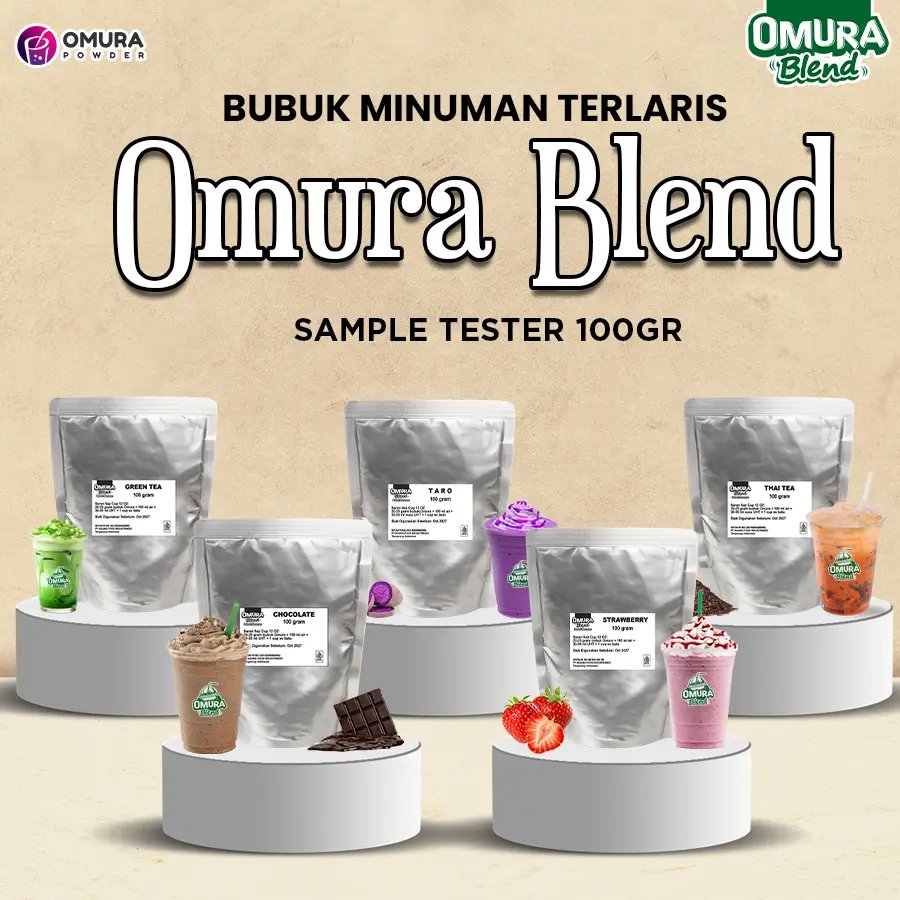 [SERIES] Bubuk Minuman Aneka Rasa 100 Gram Mengandung Gula & Krimer HALAL BPOM Indonesia Powder