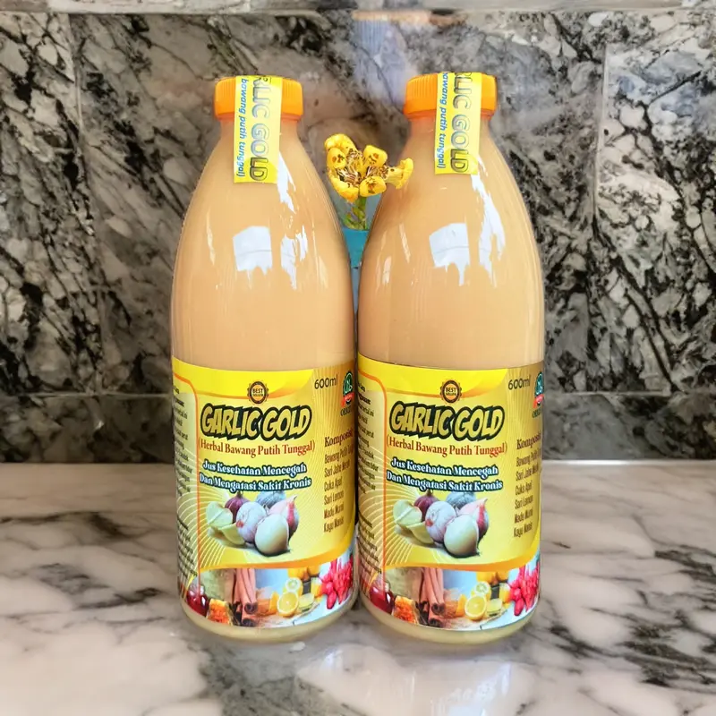Garlic Gold Jus Bawang Putih Tunggal (Paket 2 botol) Juice Jus 8