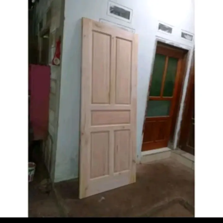 daun pintu kayu mahoni pilihan ukuran 80x200