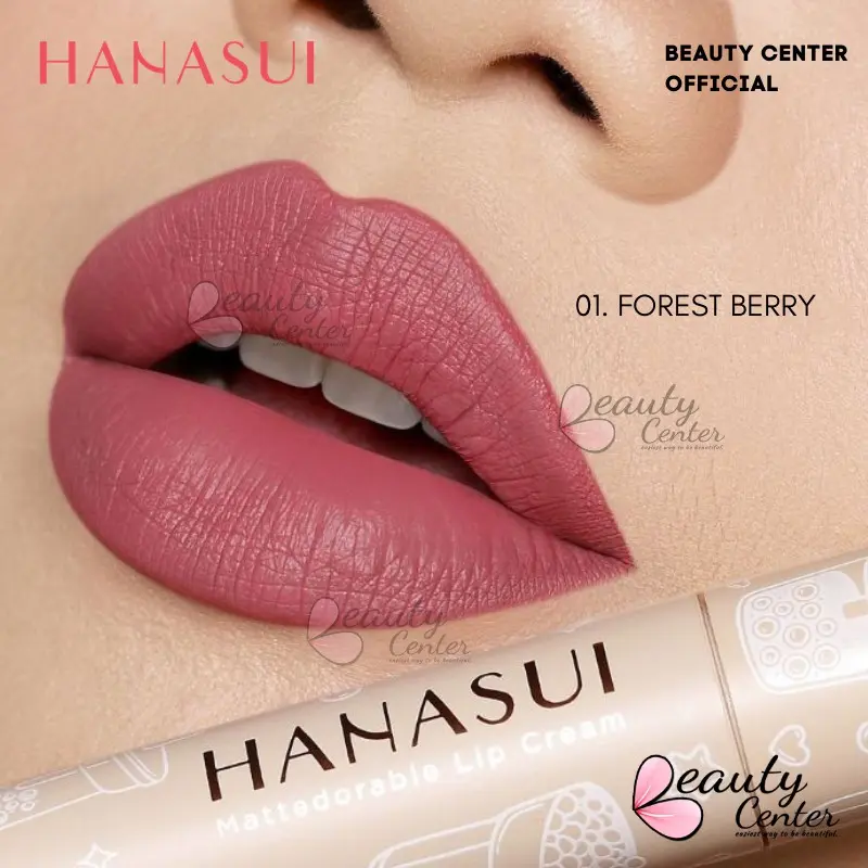HANASUI MATTEDORABLE LIP CREAM BOBA EDITION 5