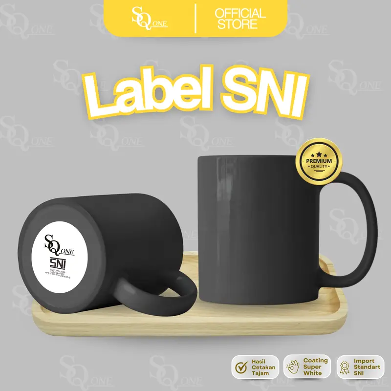 MUG SQONE - MUG BUNGLON BERUBAH WARNA SAAT TERKENA AIR PANAS BISA CUSTOM DESIGN UNTUK SOUVENIR  Kitchenware 4