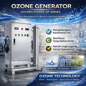 OZONE GENERATOR GP-40 Industrial Water Treatment System | Mesin Ozon Pengolahan Air Minum, Air Kemasan & Pertanian – Golden Power GP Series - GP-40